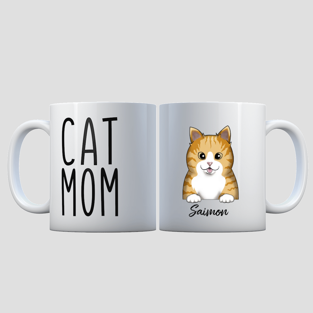 CAT MOM ספל בעיצוב אישיCAT MOM ספל בעיצוב אישיבכל פעם בקפה של הבוקר… ספל בעיצוב אישי עם העיצוב המושלם של הדפס החתול שלכם. כמה מושלם להתאים את סוג החתול המקסים שלך על הספל שלכם. בואו להציג לעולם את האהבה שלכם לחתMUGS