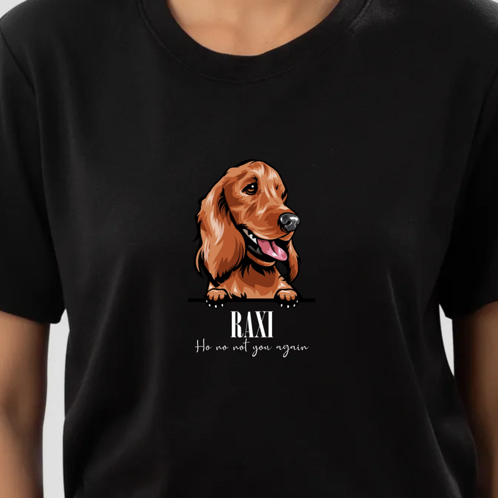 חולצה My dog biggerחולצה Myחולצה T מודפסת בעיצוב My dog bigger. ניתן לבחור את סוג וגזע הכלב, להוסיף שם ומשפט לבחירה אונליין.T-SHIRT