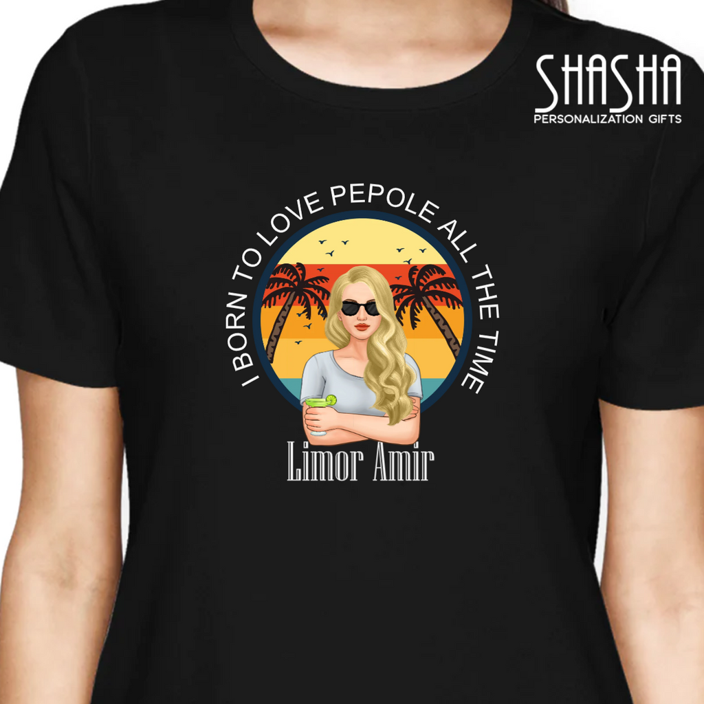 חולצה לאישה BEACH SUNMMER