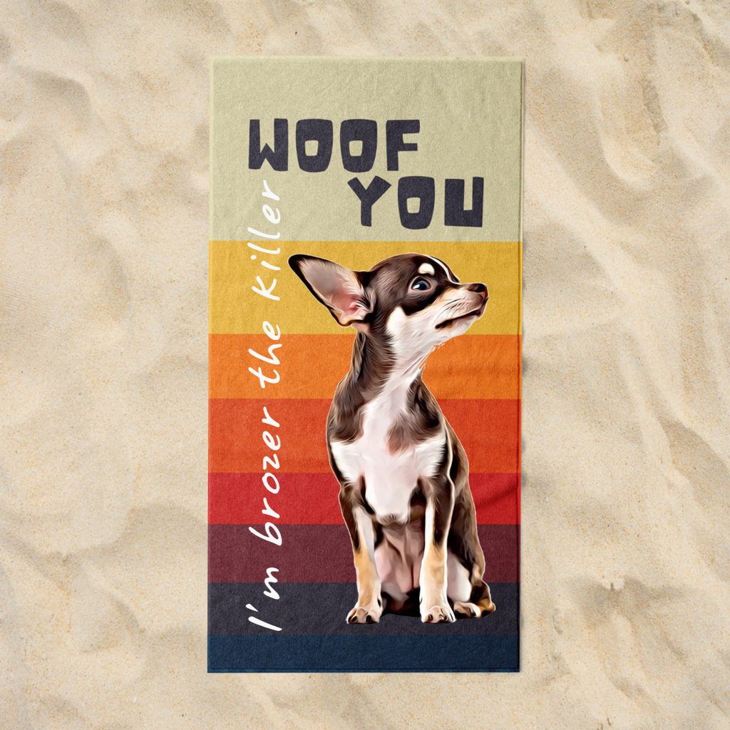 מגבת חוף יחיד- MY DOGמגבת חוף
מגבת חוף MY DOG מוצר איכותי המעוצב בעיצוב קיץ 2023 המעניק מראה מרענן ועדכני למגבת. המגבת מיוצרת מבד מיקרופייבר רך ונעים למגע. ניתן להוסיף שם או משפט ולבחור את סוג וTOWEL