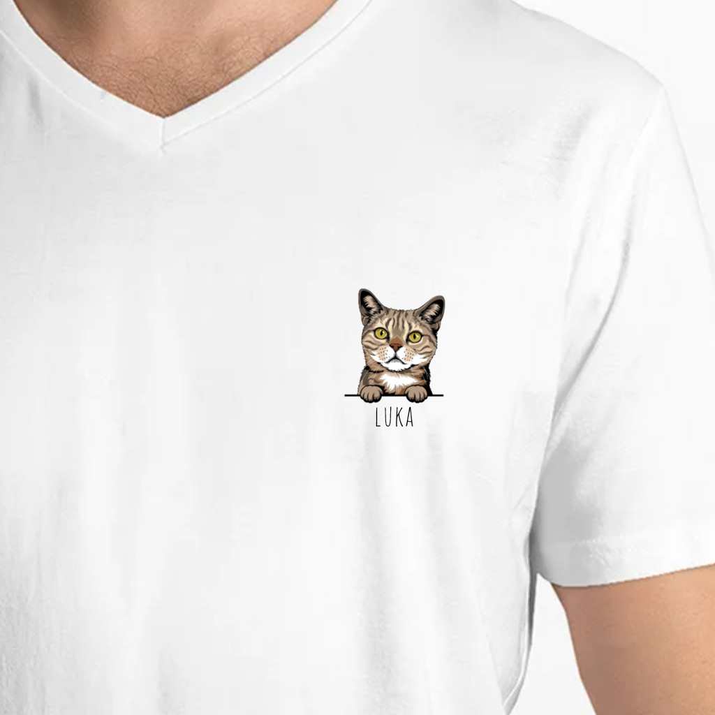 חולצה - POCAT ART Mחולצה - POCAT ARTחולצה T בעיצוב POCKET CAT ART ניתן לבחור גזע החתול וניתן להוסיף שם ולבחור צבע פונט באנגליתT-SHIRT