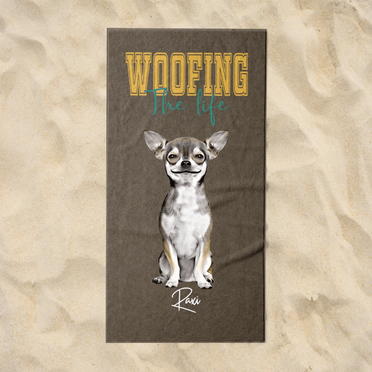 Woofing Rings מגבת חוף WOOFINGמגבת חוף WOOFING – ShaSha Gifts