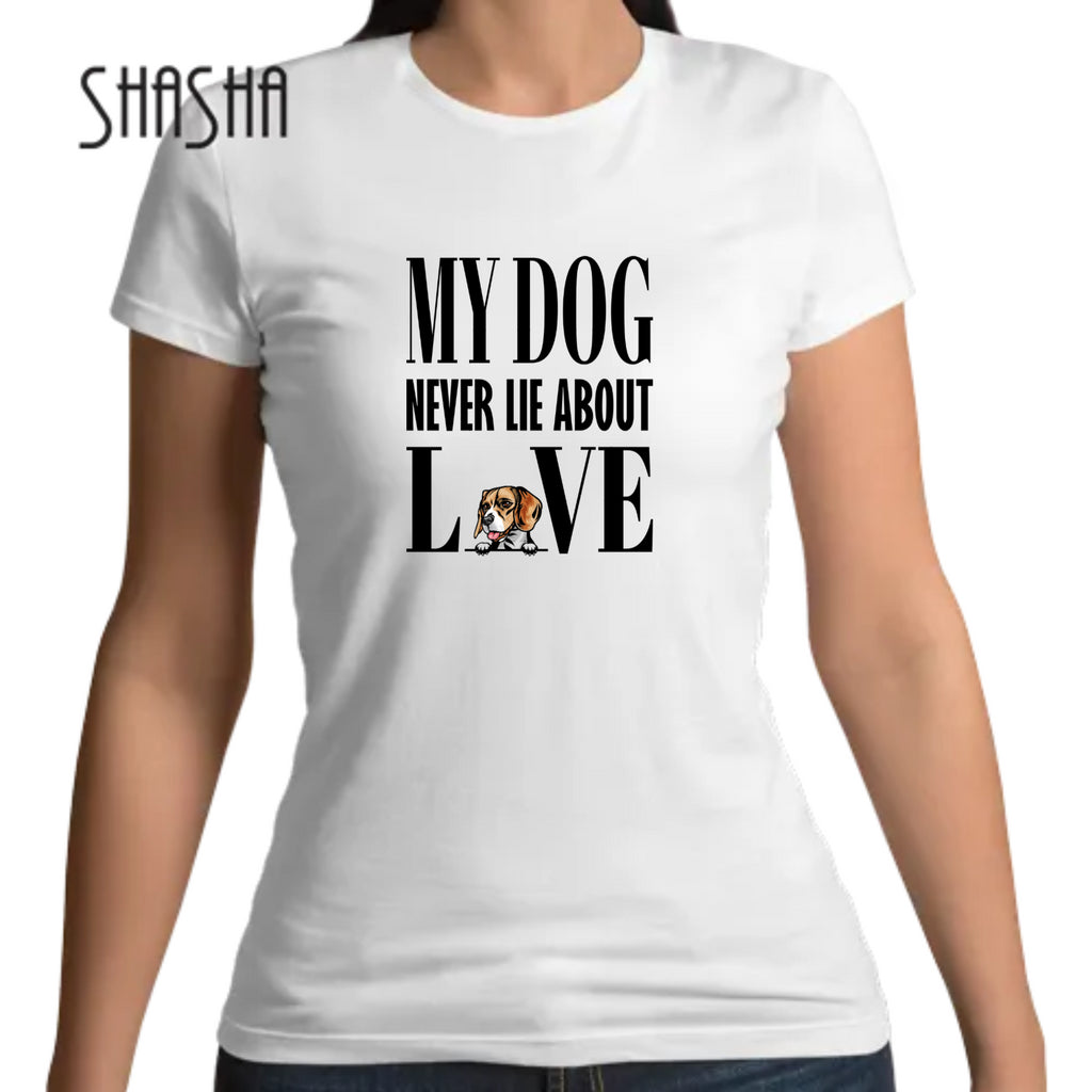 חולצה - MY DOG NEVER LIE