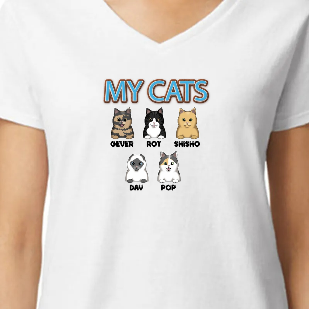 חולצה בעיצוב אישי MY CATS