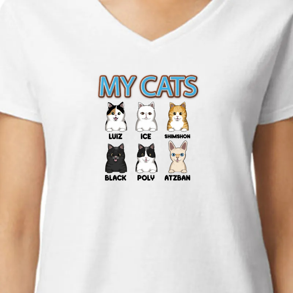 חולצה בעיצוב אישי MY CATS