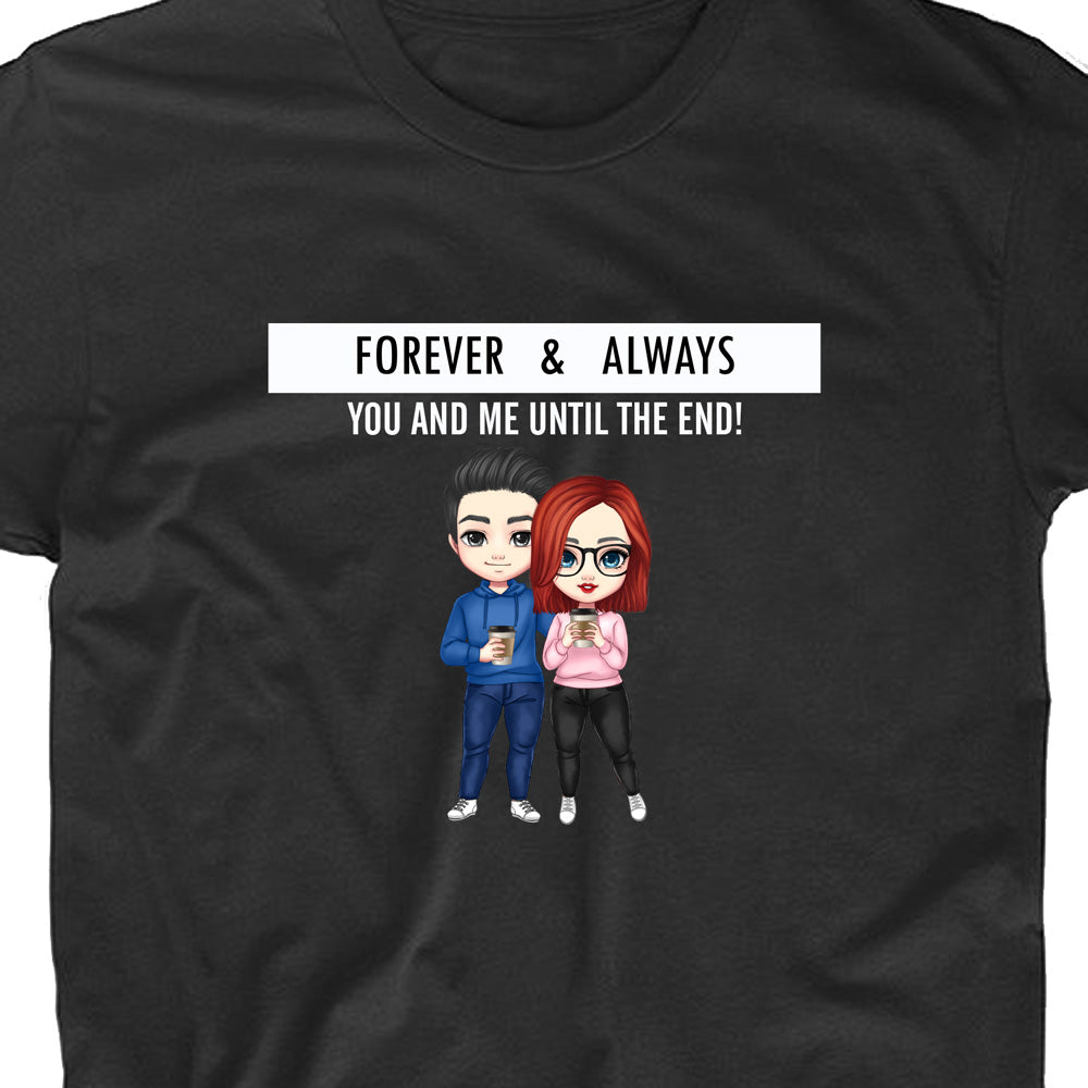 חולצה זוגית FOREVER & ALWAYS